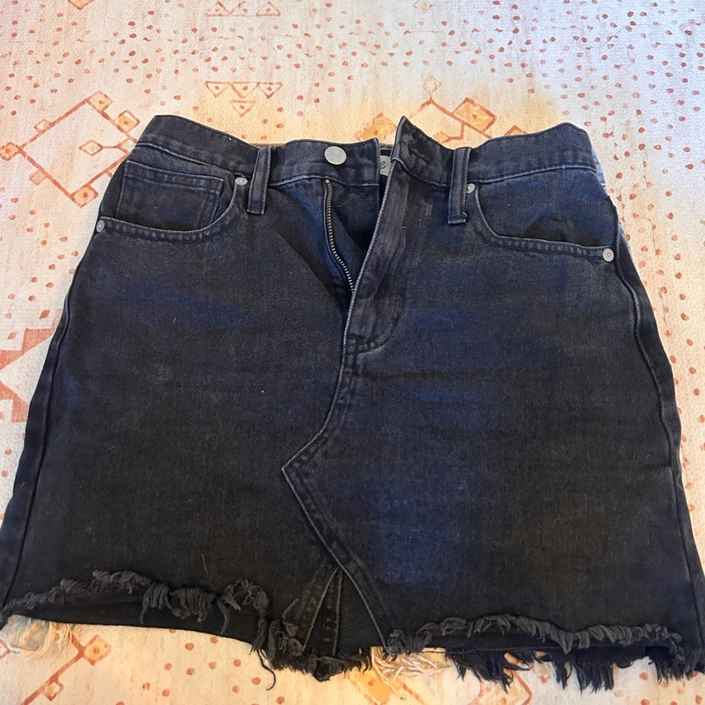 Madewell denim skirt